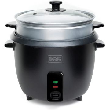 Aparat pentru gatit orez negru Black+Decker 700 W - BXRC1800E