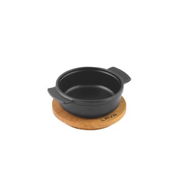 Mini-cratita rotunda cu suport Lava 11 cm