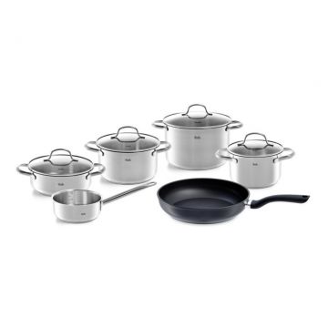 Pachet set oale 5 piese cu capac si tigaie Cenit 28cm Fissler San Francisco