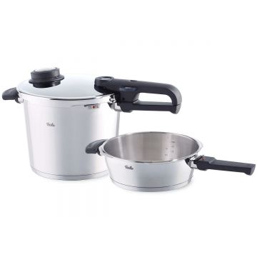 Set oala sub presiune 6 L si cratita 2.5 L Fissler Vitavit Premium