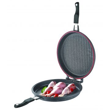 Tigaie dubla grill multifunctionala rotunda Fest 32 x 08 cm