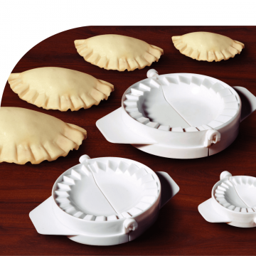 4 forme plastic pentru ravioli 8-10-12-14 cm-Ibili