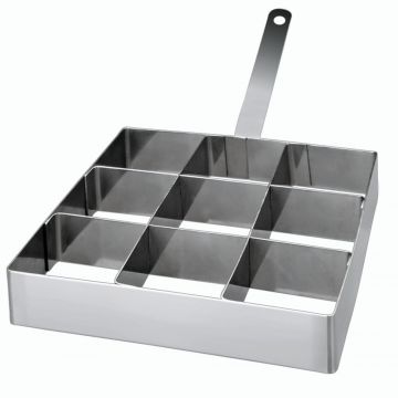 Forma de copt inox compartimentata 9 portii-Ibili