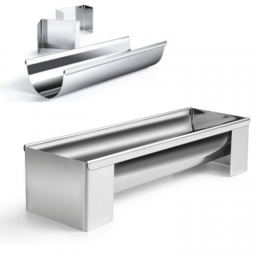 Forma de inox pentru copt rulada semirotunda-Ibili