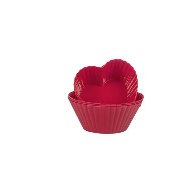 Set 6 forme silicon briose-inima