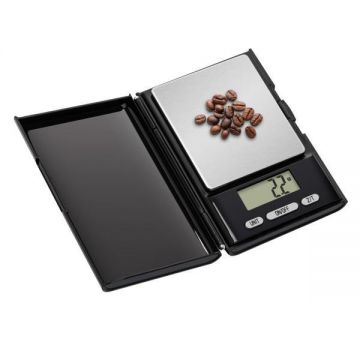 Cantar de bucatarie ETA Pocky 2770 90000, 0.5 Kg, precizie 0.1 g, negru