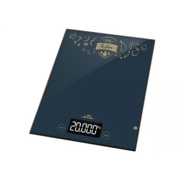 Cantar digital de bucatarie ETA Farmer 4777 90000 negru, 20 Kg, precizie 1 gram, TARA, control tactil