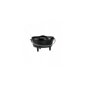 Ceaun din fonta cu capac - cuptor olandez Lodge 20 cm 1,9 litri L-8CO3