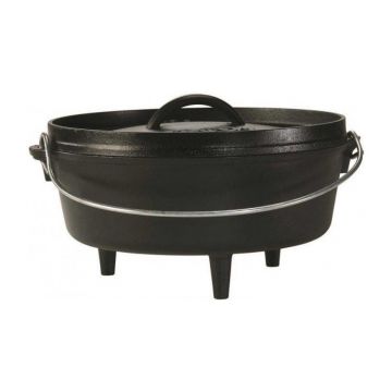 Ceaun din fonta cu capac - cuptor olandez Lodge 25,4 CM- 3,7 litri