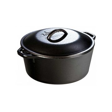 Ceaun din fonta cu capac - cuptor olandez Lodge 25,4 cm 4,7 litri L-8DOL3