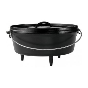 Ceaun din fonta cu capac - cuptor olandez Lodge 30,2 cm 5,7 litri L-12CO3