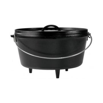 Ceaun din fonta cu capac - cuptor olandez Lodge 30,2 cm 7,6 litri L-12DCO3