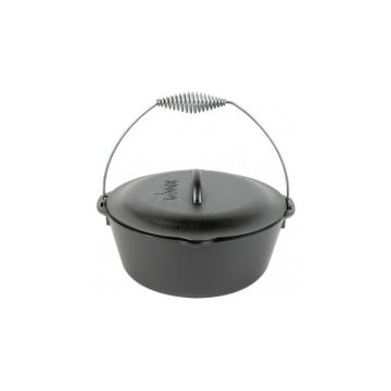 Ceaun din fonta cu capac - cuptor olandez Lodge 30 cm 6,7 litri L-10DO3