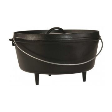 Ceaun din fonta cu capac - cuptor olandez Lodge 36 cm 9,5 litri L-14DCO3
