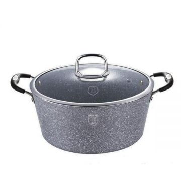 Cratita cu capac 28 cm, 6.1 Litri, Stone Touch Line, Berlinger Haus, BH 1153