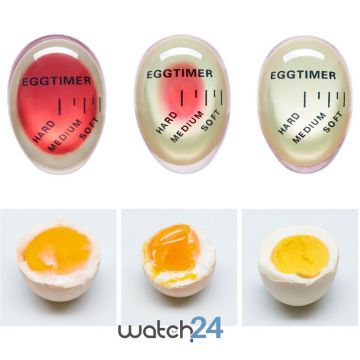 Cronometru pentru oua, EGGTIMER, cu indicator al duritatii de gatire, indicator fierbere ou, rezistent la temperatura