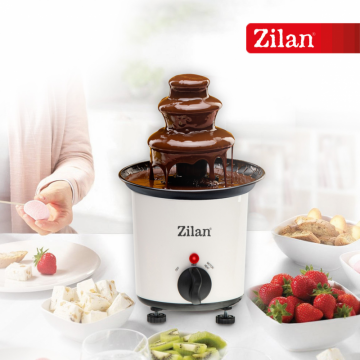 Fantana de ciocolata Zilan ZLN2144, 30 W, Capacitate 200 ml, Alb