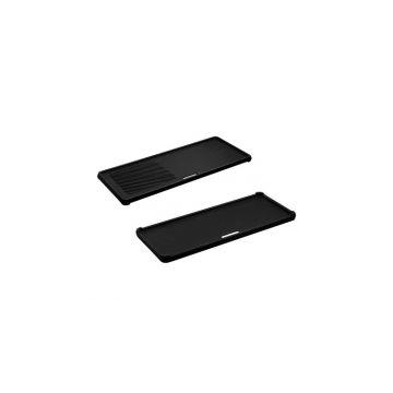 Plita din fonta cu 2 fete neteda si grill 43 x 20,5 cm pentru gratar Monroe Pro 3 Enders 7882 Plita din fonta cu 2 fete neteda si grill 43 x 20,5 cm pentru gratar Monroe Pro 3 Enders 7882