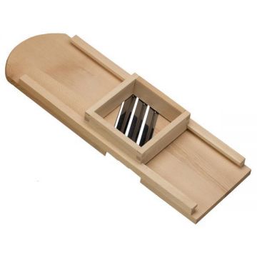 Razatoare varza cu 3 cutite, sertar mobil, 58 x 18 cm