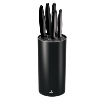 Set 5 cutite Smile SNS-3, bloc pentru cutite