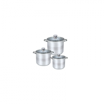 Set oale Floria ZLN-4045, 6 piese, pentru toate sursele de caldura, Inox