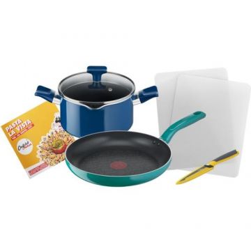 Set vase Tefal ChefClub G804S404, 6 articole, 20/28 cm