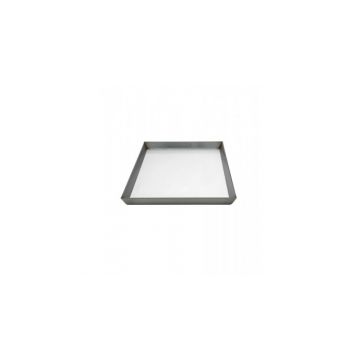 Tava din otel inoxidabil tip plancha 30 x 46 cm pentru gratar ALL'GRILL 88005