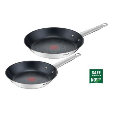 Tigăi 2 buc. din inox Cook Eat – Tefal