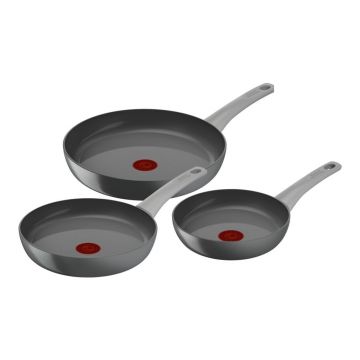 Tigăi din ceramică și aluminiu 3 buc. Renew On – Tefal