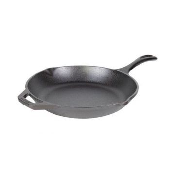 Tigaie adanca rotunda din fonta cu maner Chef Collection Lodge 26 cm L-C10SK