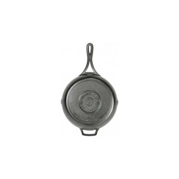 Tigaie adanca rotunda din fonta cu maner Lodge triplu asezonata Blacklock 26 cm L-BL96SK