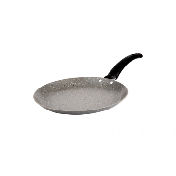 Tigaie clatite Zilan ZLN4865, 24 cm, Aluminiu, Interior granit, Gri