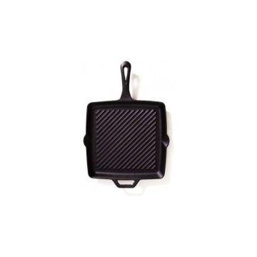 Tigaie grill patrata din fonta cu maner Camp Chef 28 cm CC-SK11R