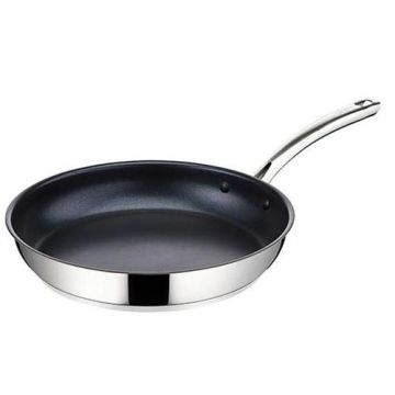 Tigaie Lagostina CONVIVIA, 30cm, Otel inoxidabil, pentru orice suprafața, Maner fix, Argintiu