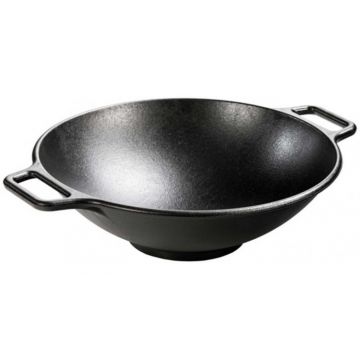 Tigaie Wok din fonta Lodge 35 cm L-P14W3