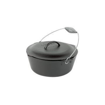 Ceaun din fonta cu capac - cuptor olandez Lodge 30 cm 6,7 litri