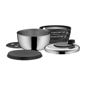 Centrifugă pentru salată din oțel inoxidabil Cromargan® WMF, înălțime 16 cm