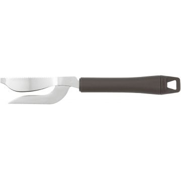 Cutit dublu curatat peste Paderno seria 48280 22.5cm negru