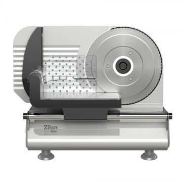 Feliator alimente Zilan ZLN-3376, 150W, Grosime taiere reglabila 1-15 mm, Lama taiere inox, Argintiu