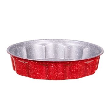 Forma de copt tarta Bohmann BH6476, Otel Carbon, 29x6cm, Rosie