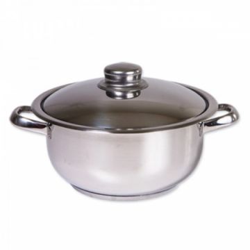 Oala cu capac COCINERA ZLN-7239, Inox, 20cm, Capacitate 2L
