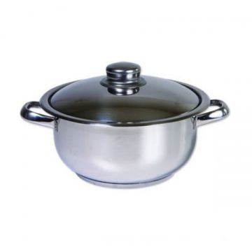 Oala cu capac COCINERA ZLN-7260, Inox, 26cm, Capacitate 8L