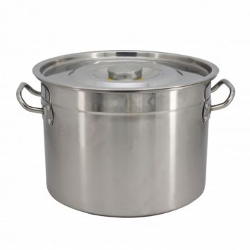 Oala cu capac Rosberg R51211A40S, otel inoxidabil, 32L, 25.5cmx40cmx0.7mm