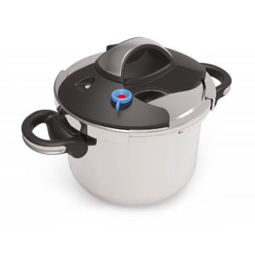 Oala sub presiune Zilan ZLN-3239, Capacitate 6L, Inox, Manere pliabile