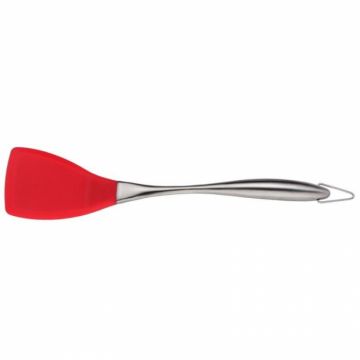 Paleta plina din silicon cu maner din inox Bohmann BH02-604, Rosie
