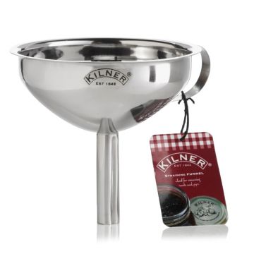 Pâlnie inoxidabilă cu sită Kilner