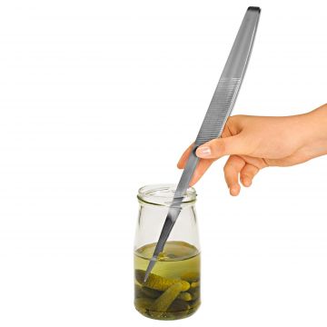Penseta alimentara pentru bucatarie, inox, 31 cm, Metaltex