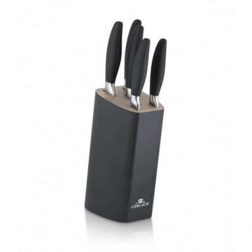 Set 5 Cutite cu suport Gerlach, Negru