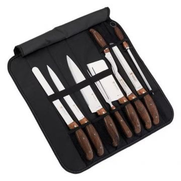 Set 9 cutite Royal Swiss RS-KS9, Otel inoxidabil elvetian, Maner plastic
