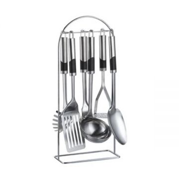 Set bucatarie 7 piese Bohmann BH7761, Otel inoxidabil, Grosime 2.5 mm